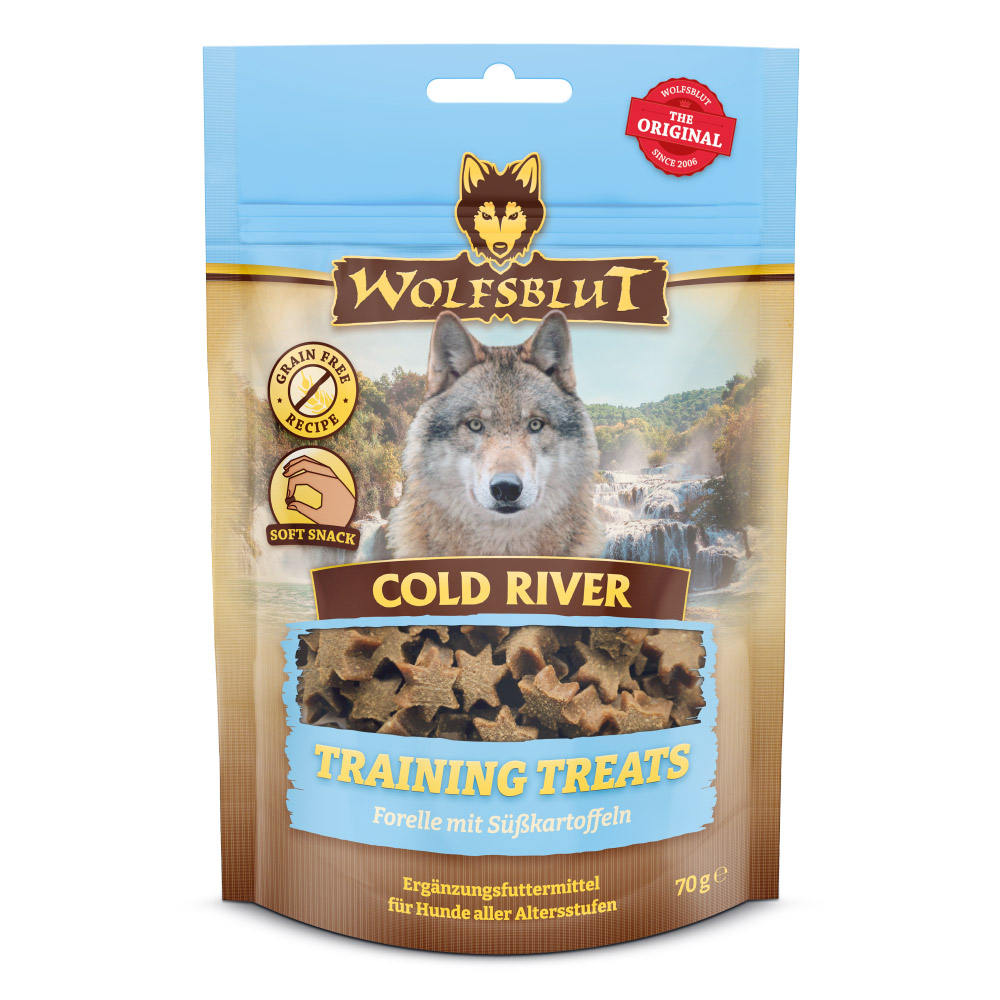 Wolfsblut Training Treats Cold River - Lachs mit Süßkartoffel 70g