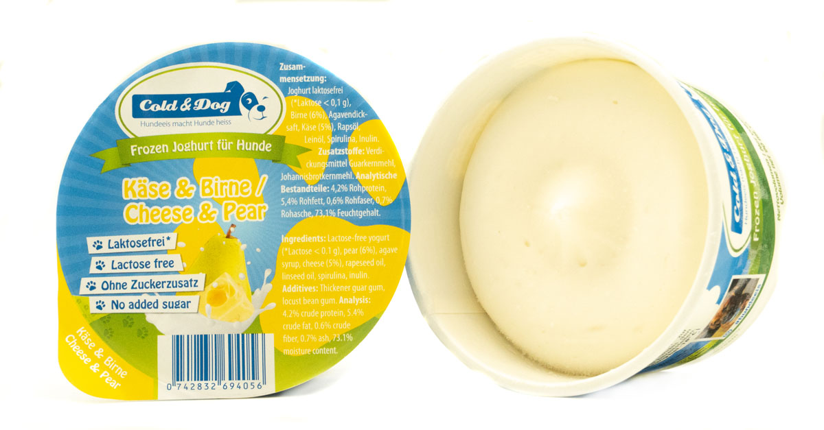 Cold & Dog Hundeeis Käse