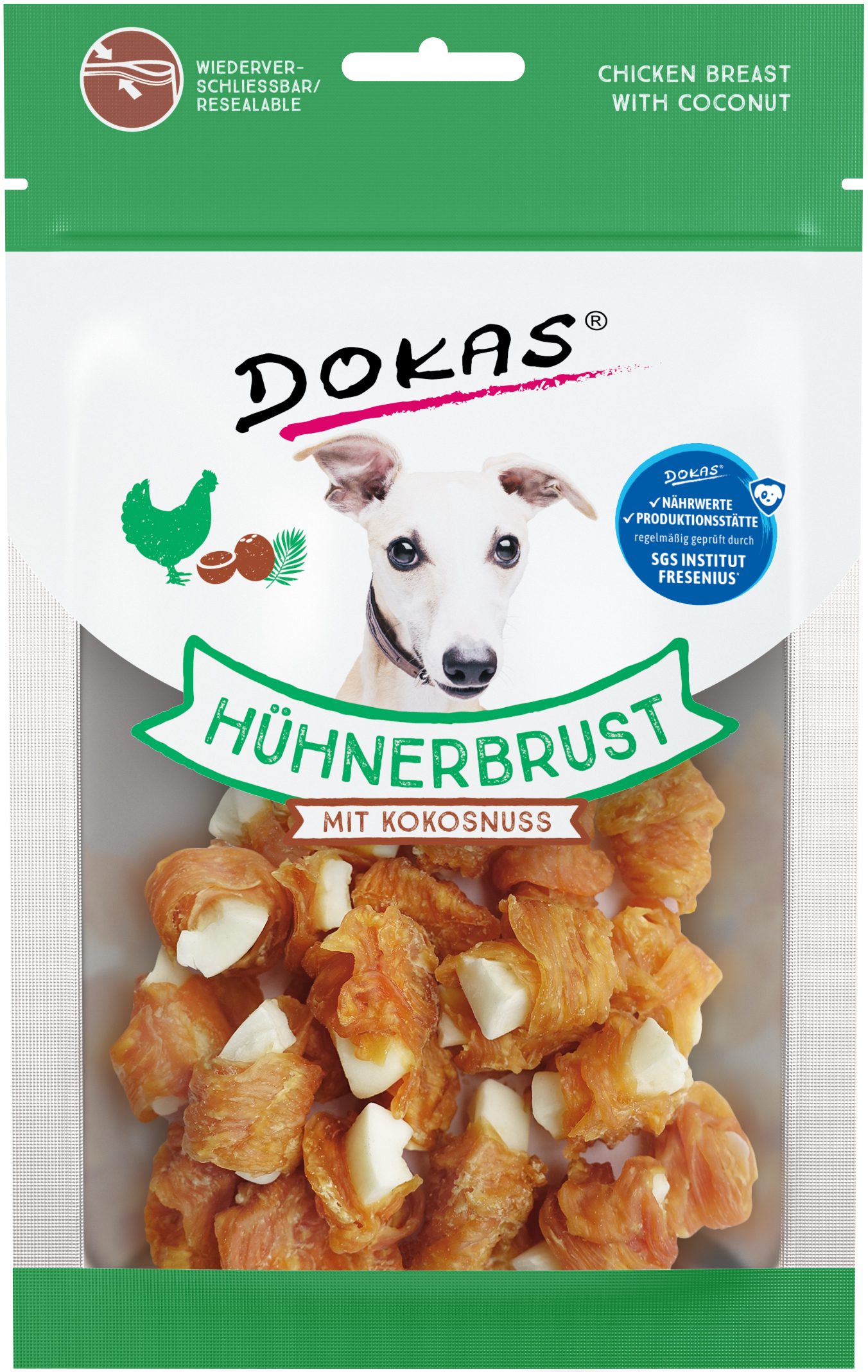 DOKAS Hühnerbrust mit Kokosnuss 60 g