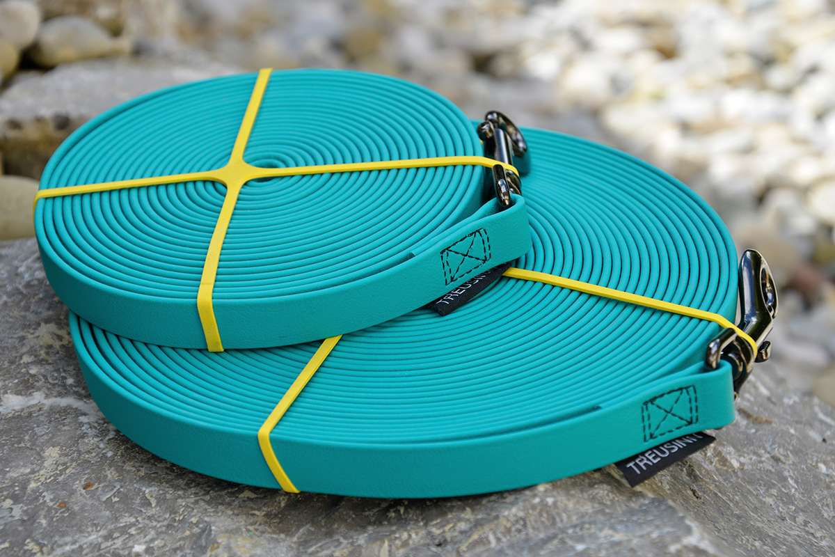 TREUSINN Schleppleine Biothane STAY Petrol