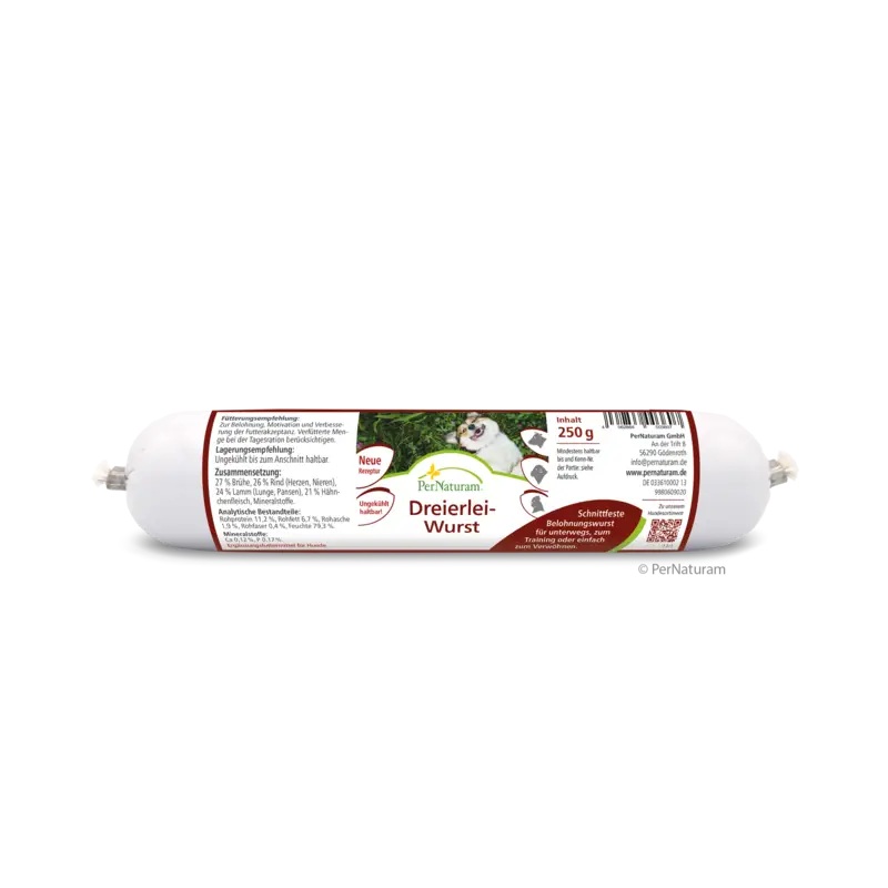 PerNaturam Dreierlei-Wurst 250 g   PerNaturam Dreierlei-Wurst 250 g