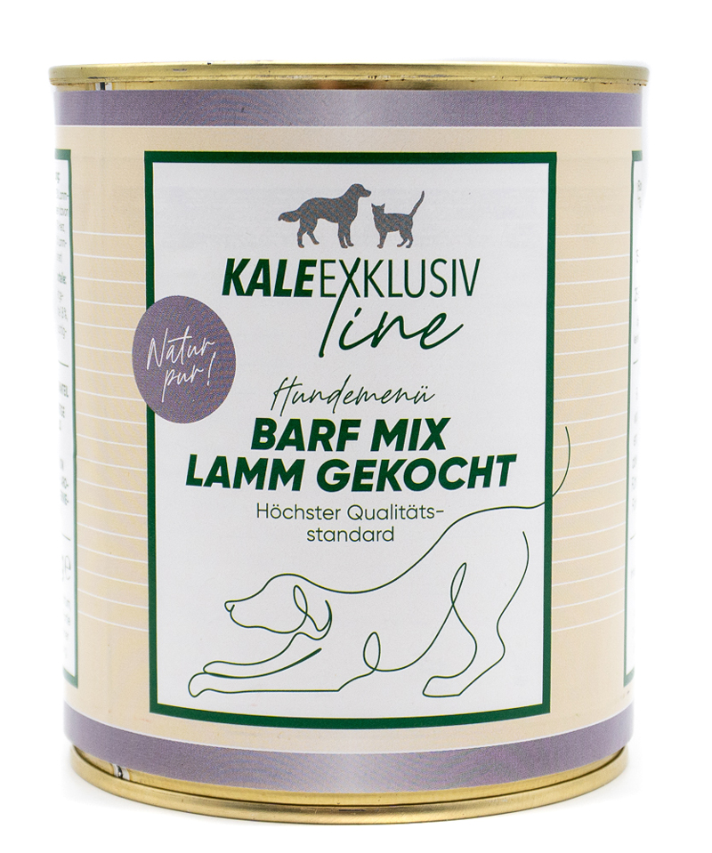 KALE BARF-Mix Lamm mit Innereien gekocht 800g