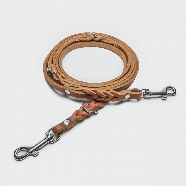 Hundeleine Riverside Park Camel Gr. L (1,4 cm * 2,25 m)