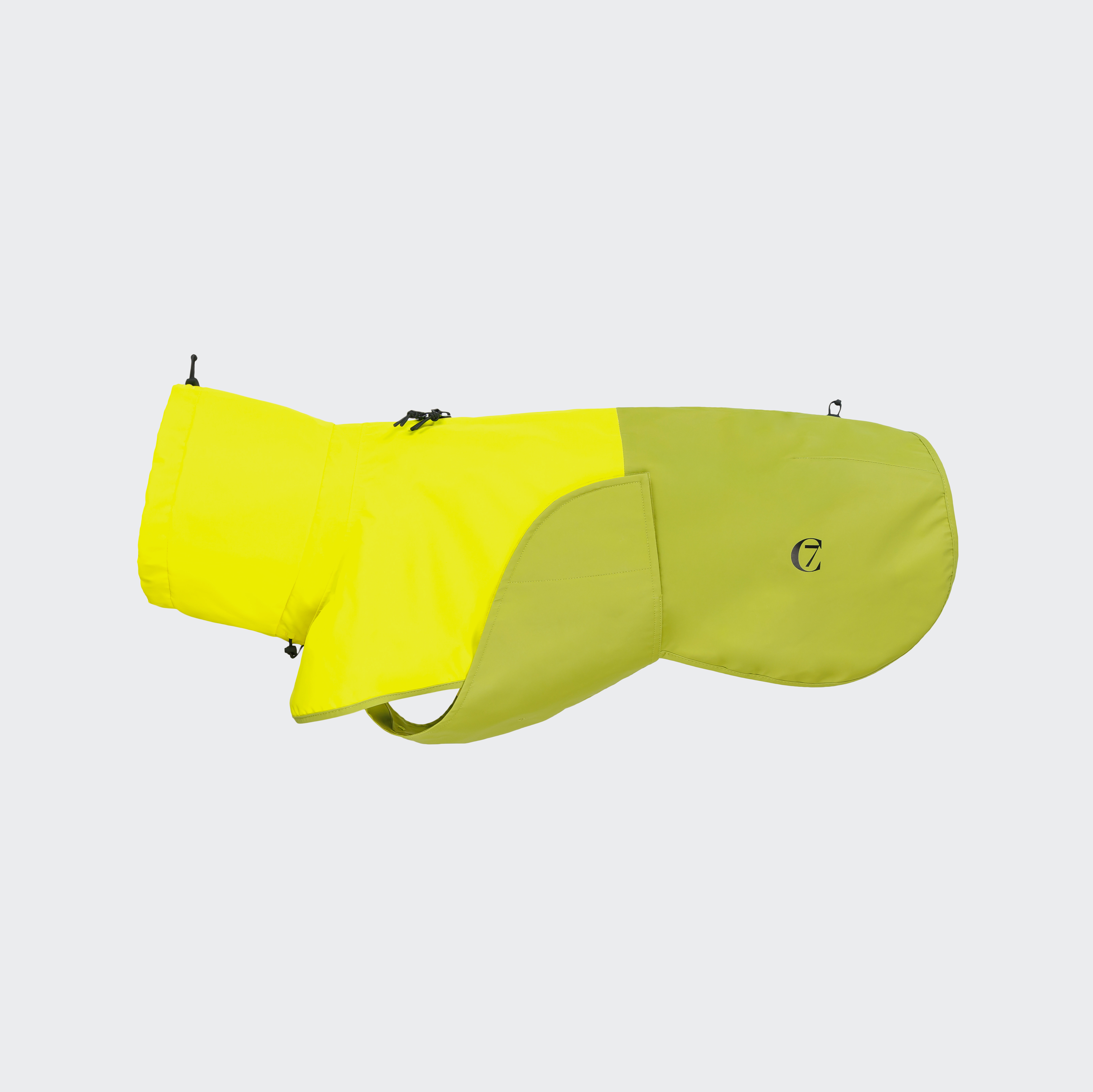 Cloud7 Hunderegenmantel AKTIV Neon Green/Light Olive Cloud7 Hunderegenmantel AKTIV Neon Green/Light Olive