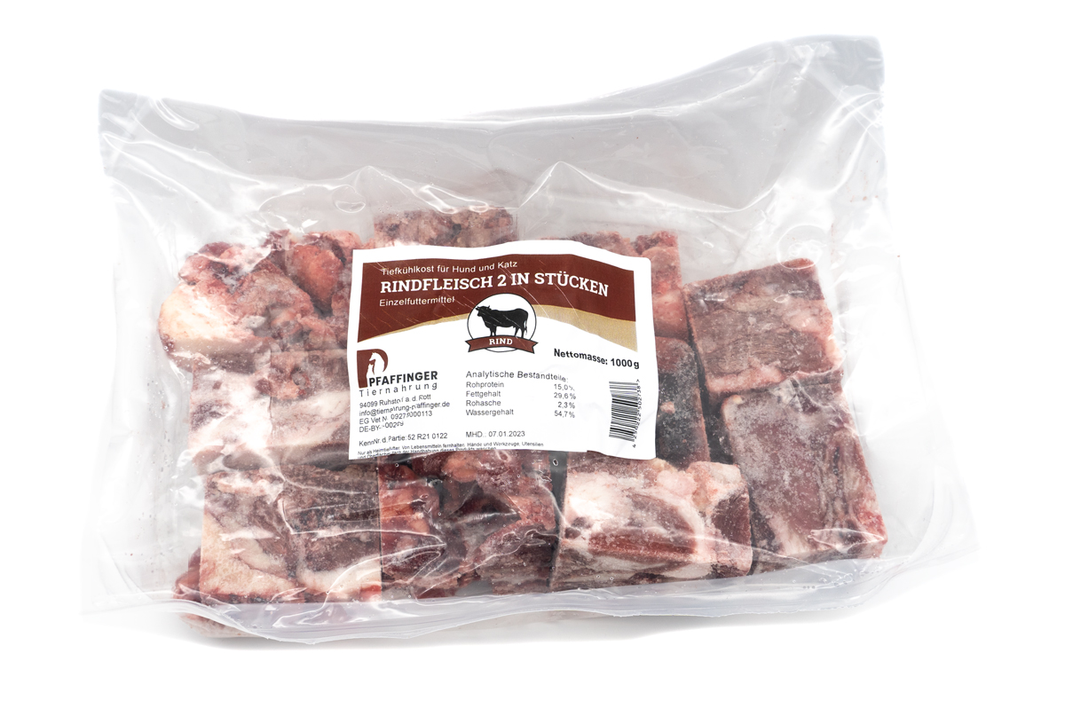 Pfaffinger Rindfleisch Sorte 2 am Stück kg roh (stückig)