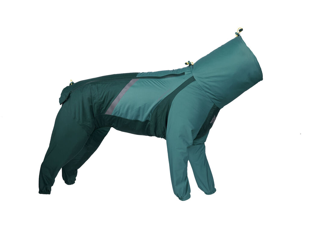 Non-stop dogwear Fjord overall raincoat Ganzkörper-Regenmantel teal