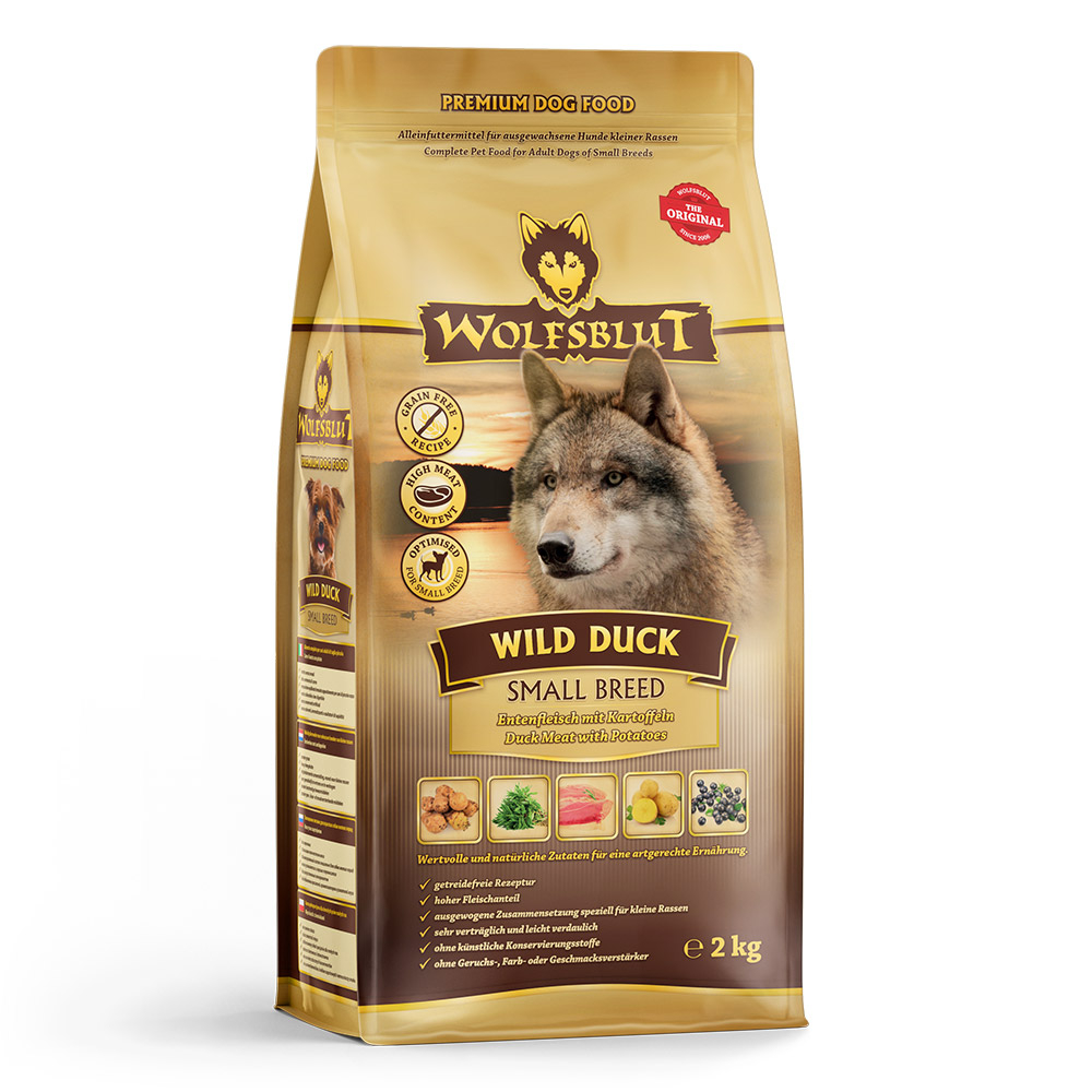 Wolfsblut Wild Duck Small Breed 2 kg Wolfsblut Wild Duck Small Breed 2 kg