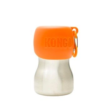 KONG Edelstahl Trinkflasche für Hunde