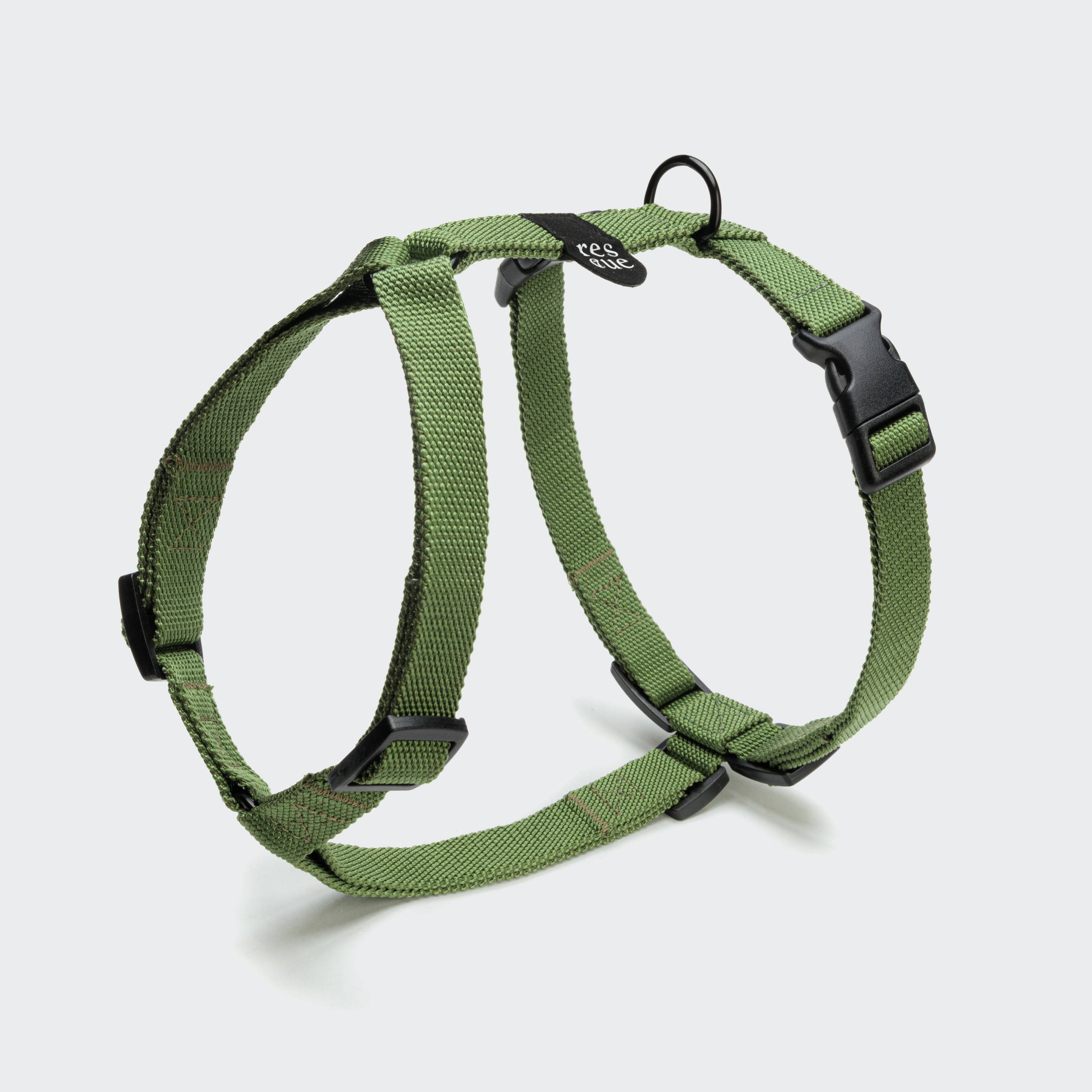 cloud7-dog-harness-rescue-green-on-grey_1_ Cloud7 Y Hundegeschirr Nylon RESC7UE Grün