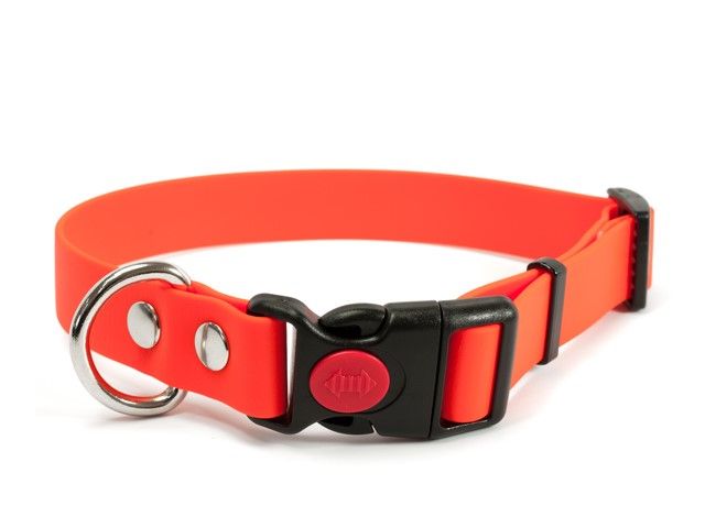 Biothane Safety Klick Halsband Neonfarben