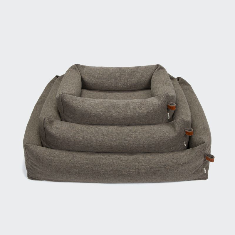 Cloud7 Hundebett Sleepy Linen-Mix Taupe Melangé