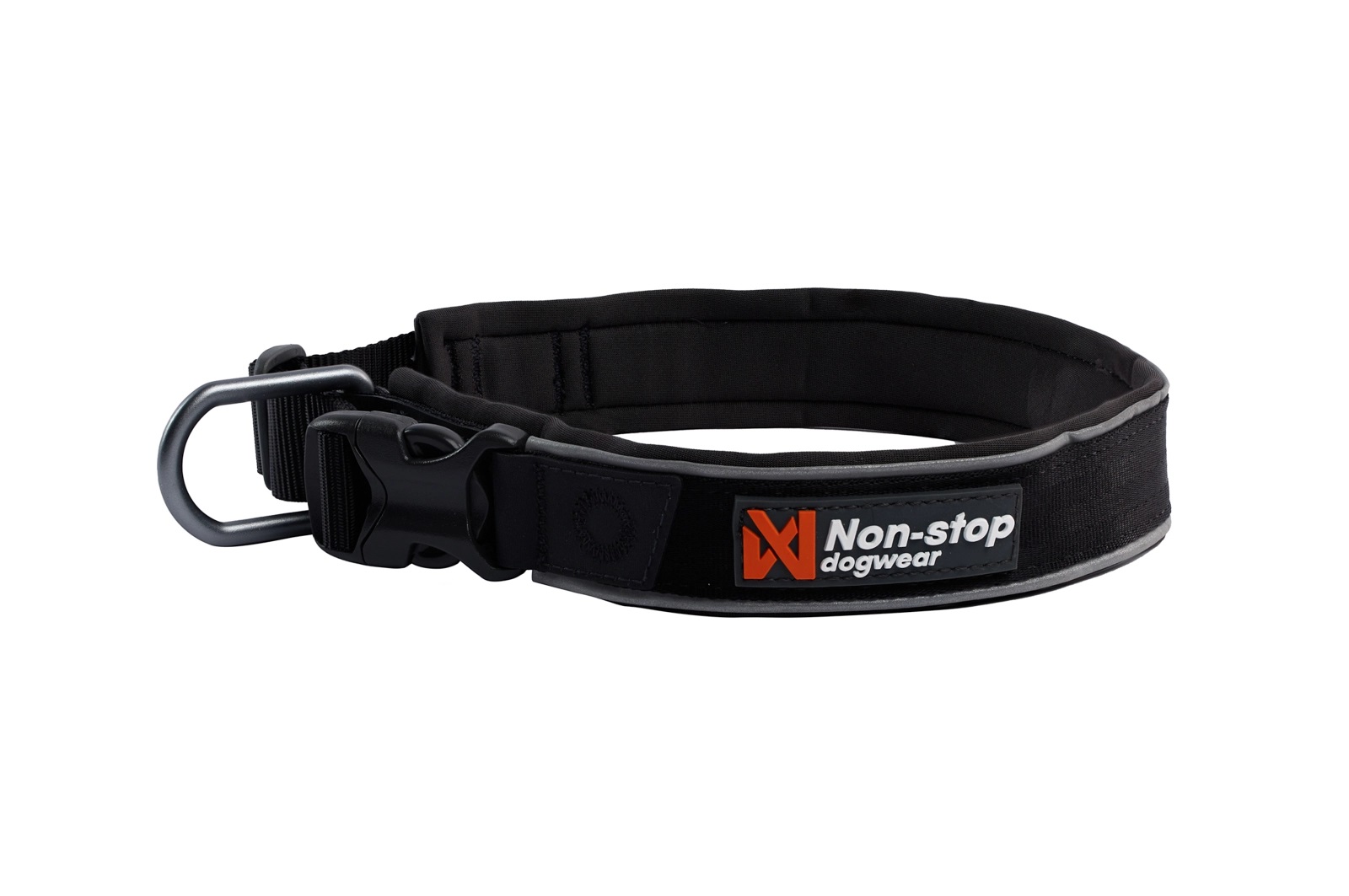 roam_collar_2 Non-stop dogwear Roam Collar, gepolstertes Halsband Schwarz