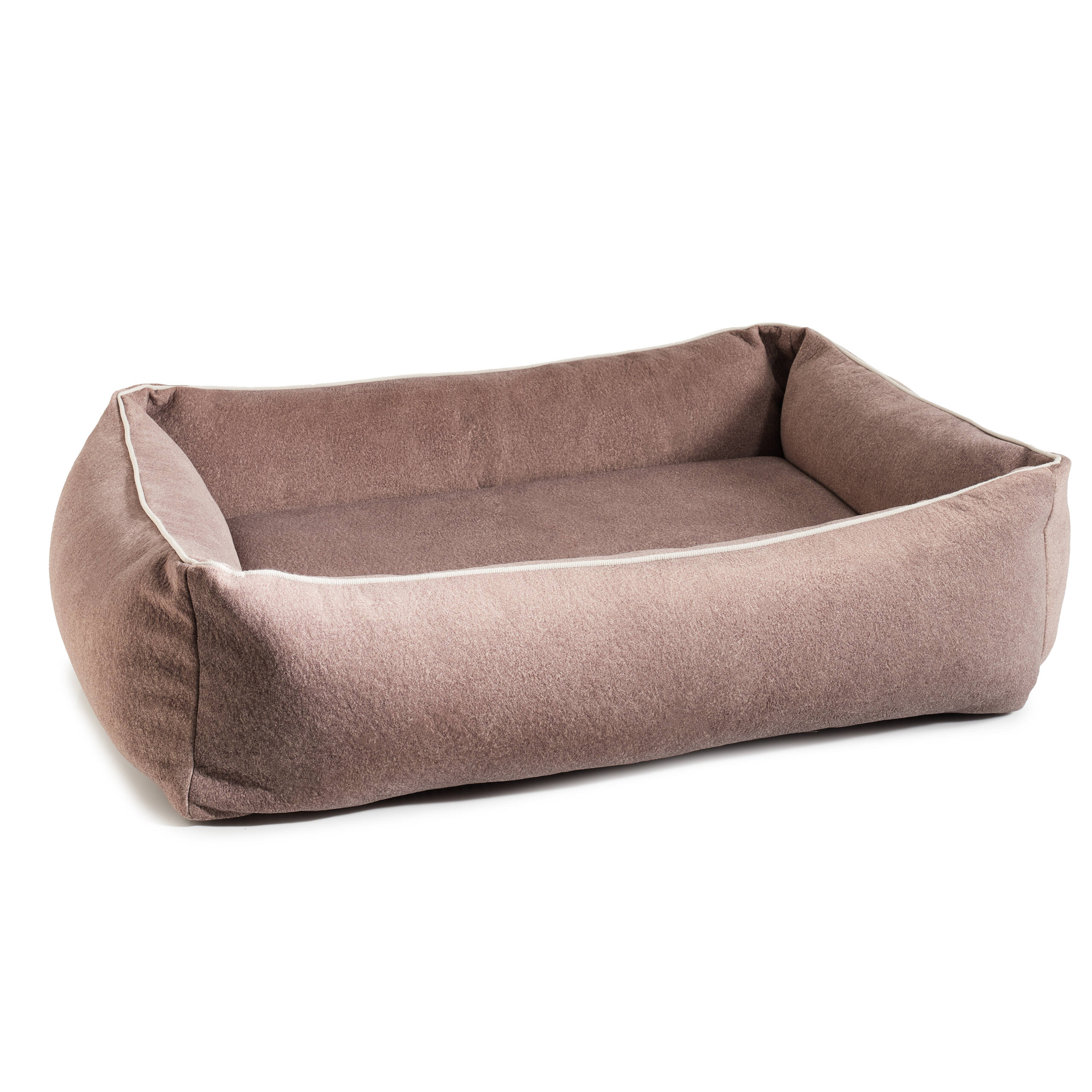 4102SX-412pm8NbCKXVs1ao LABONI Orthopädisches Hundebett Buffalo Taupe Gr. L (112 x 95 x 25 cm)