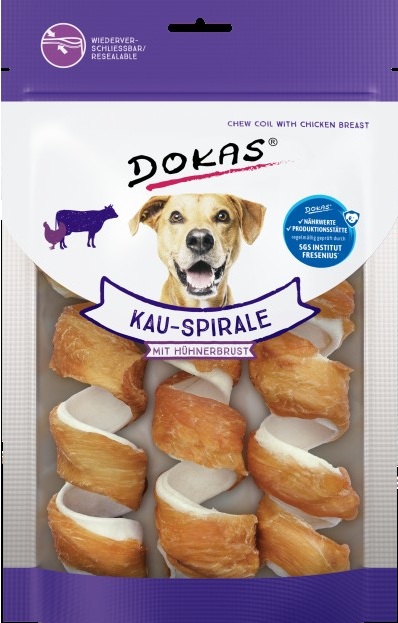 DOKAS Kau-Spirale mit Hühnerbrust