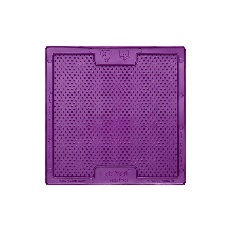 LickiMat Schleckmatte Soother Lila 20x20 cm
